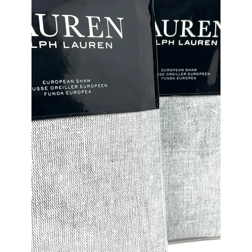Ralph Lauren Austin Texture Pair Of 2 European EURO Shams 26